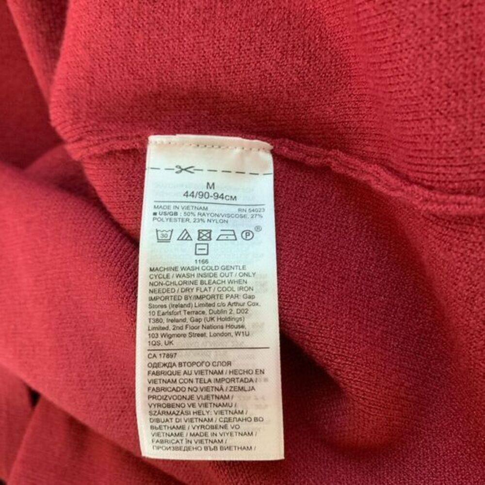 Banana Republic Berry Red Scoop Neck Sweater - Picture 6 of 6